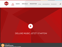Tablet Screenshot of deluxemusic.tv